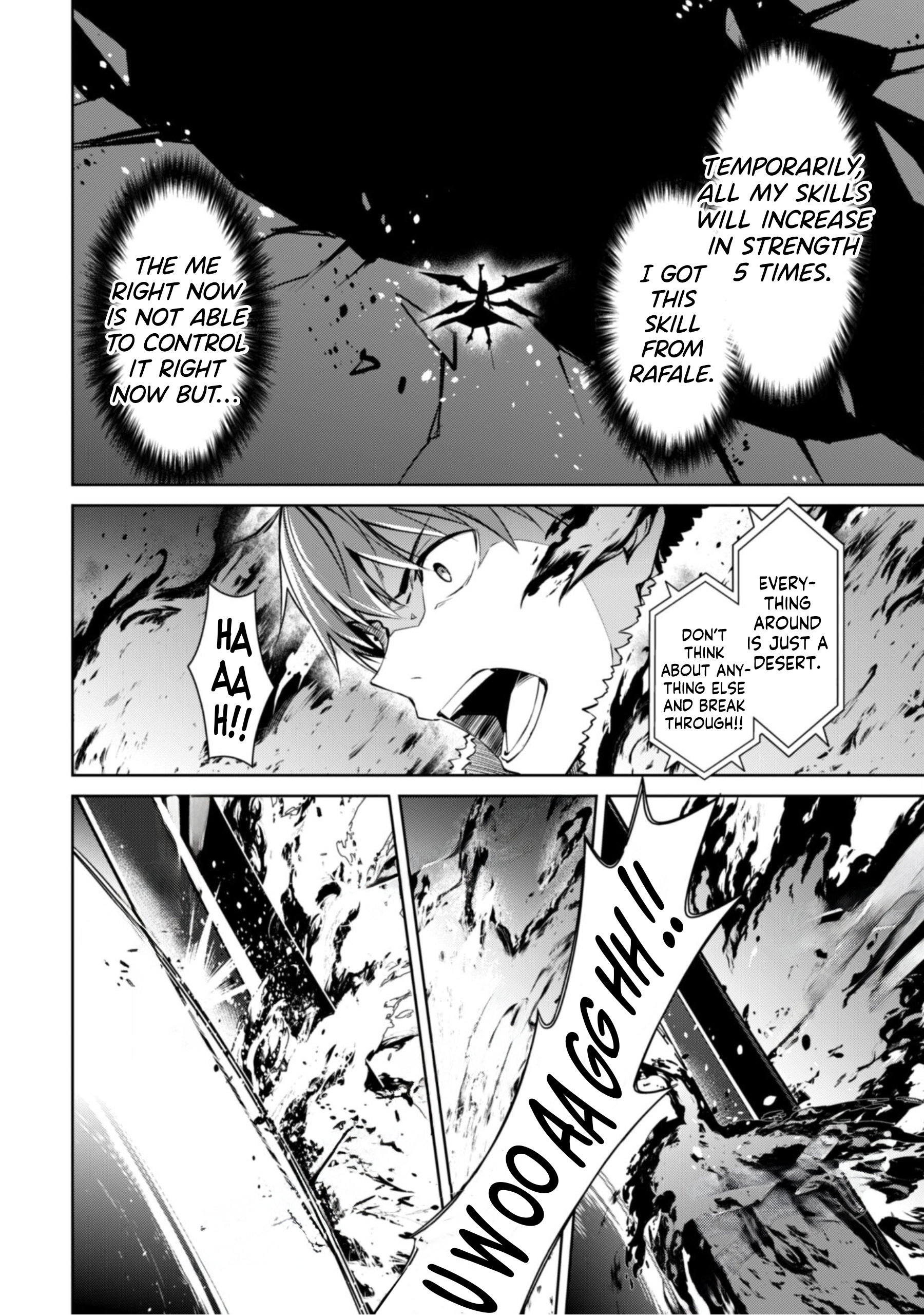 Halaman dari Boushoku no Berserk ~Ore dake Level to Iu Gainen wo Toppa suru~ Chapter 60