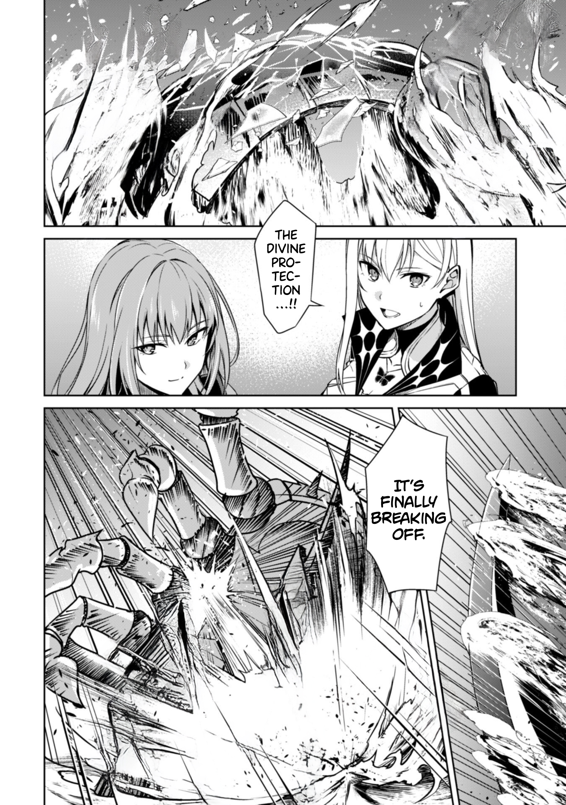 Halaman dari Boushoku no Berserk ~Ore dake Level to Iu Gainen wo Toppa suru~ Chapter 60