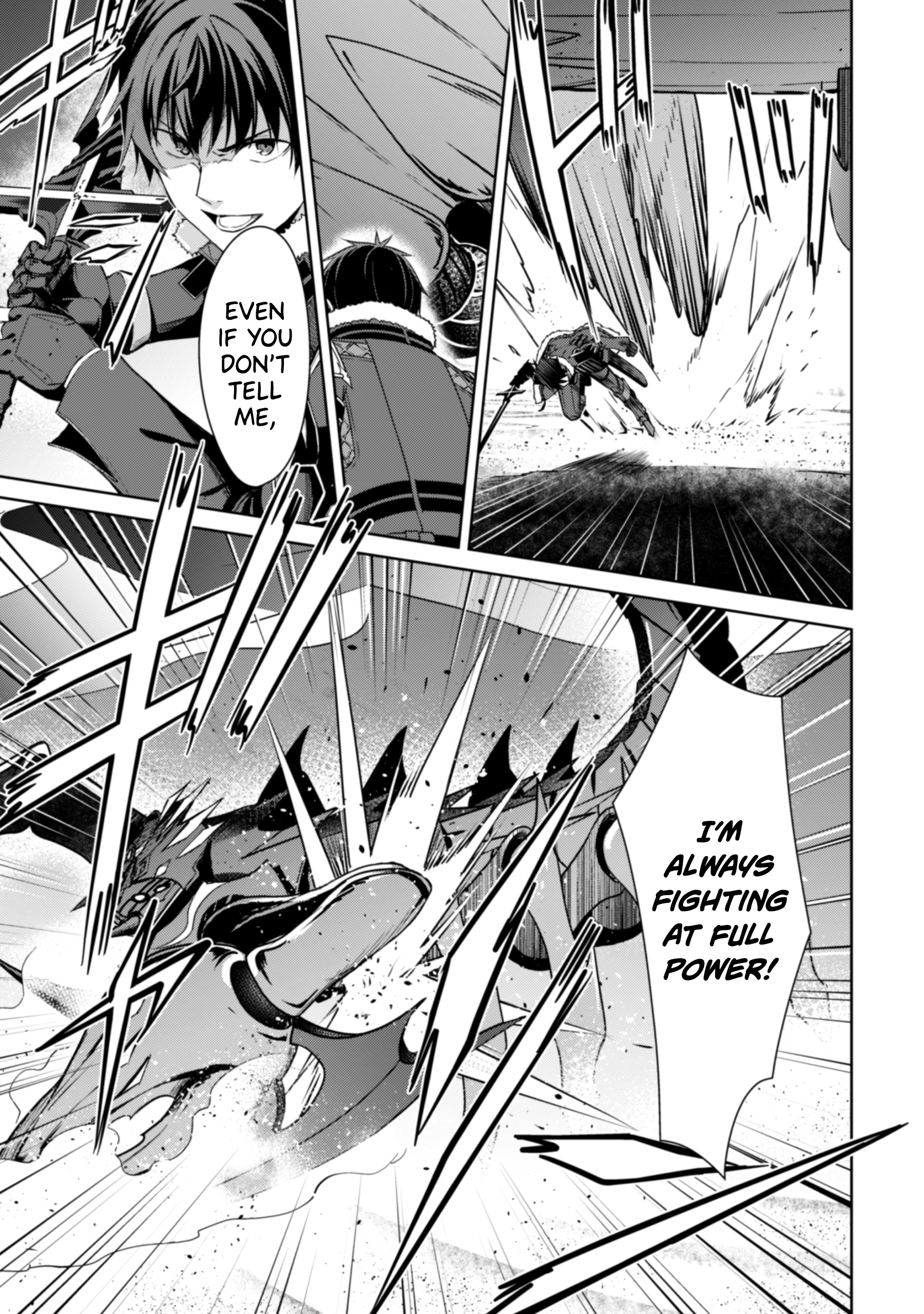 Halaman dari Boushoku no Berserk ~Ore dake Level to Iu Gainen wo Toppa suru~ Chapter 60