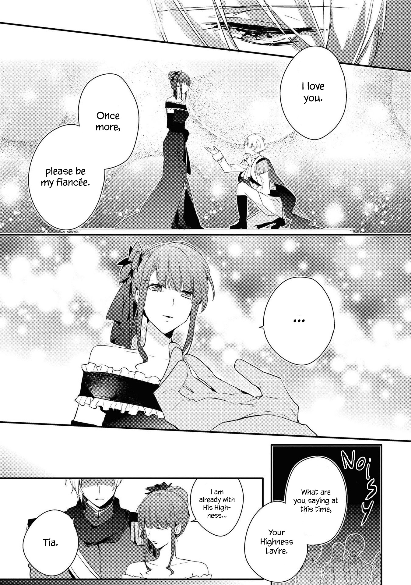 Halaman dari Though I May Be a Villainess, I'll Show You I Can Obtain Happiness! Chapter 3