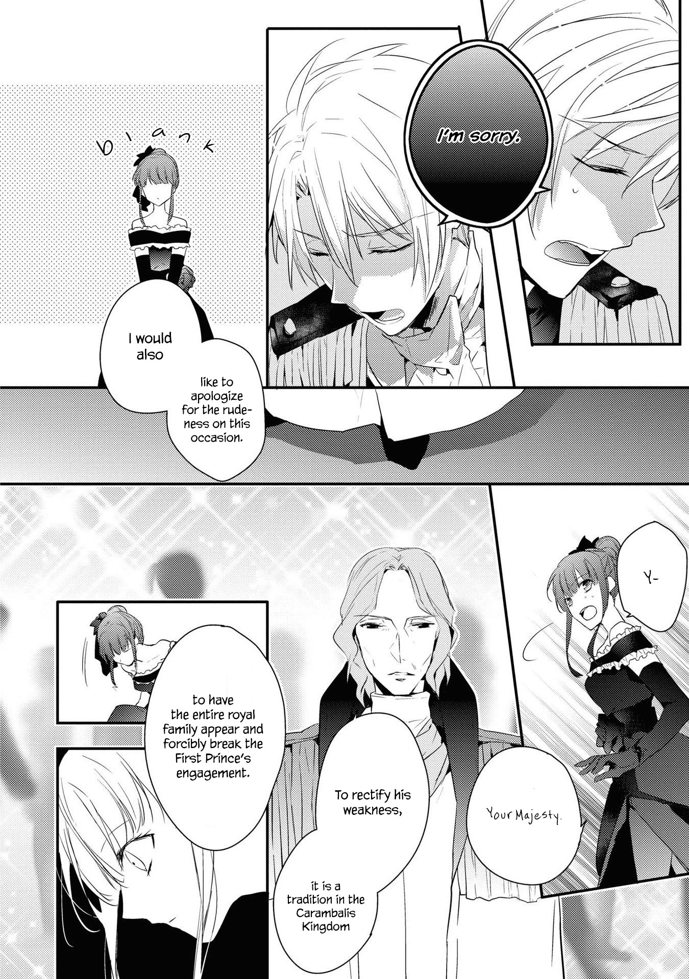 Halaman dari Though I May Be a Villainess, I'll Show You I Can Obtain Happiness! Chapter 3