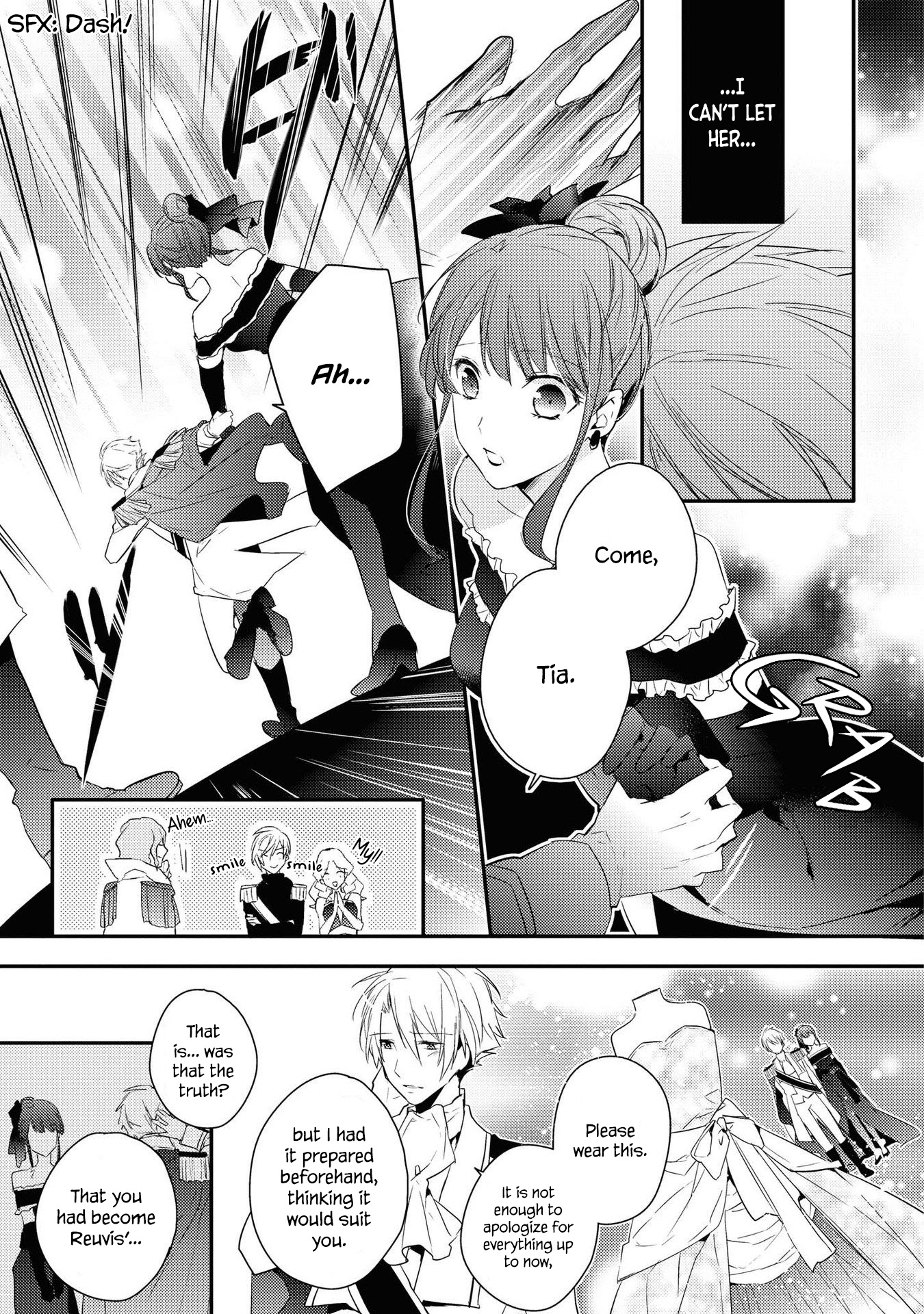Halaman dari Though I May Be a Villainess, I'll Show You I Can Obtain Happiness! Chapter 3