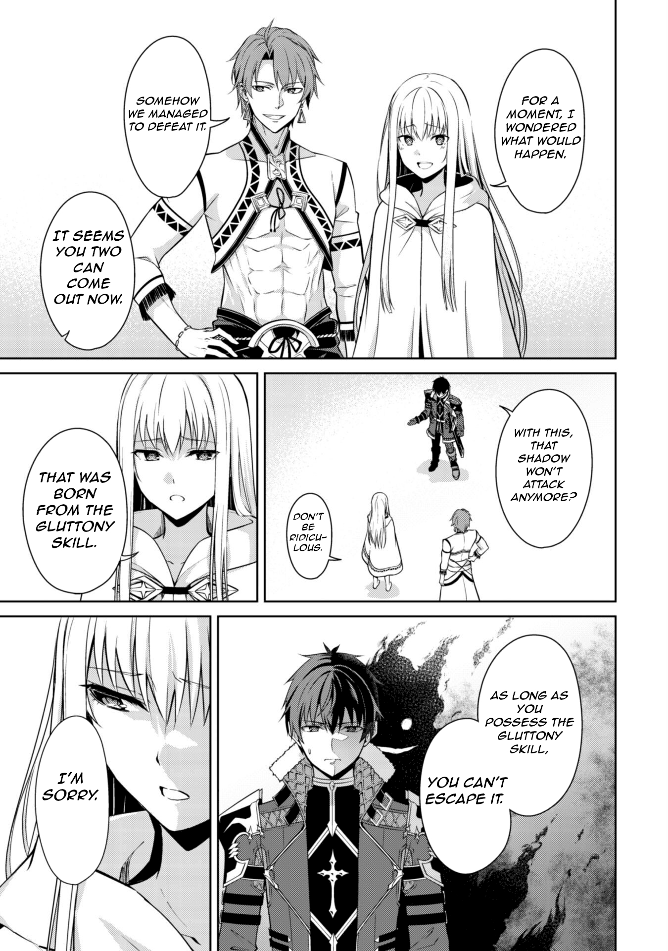 Halaman dari Boushoku no Berserk ~Ore dake Level to Iu Gainen wo Toppa suru~ Chapter 68