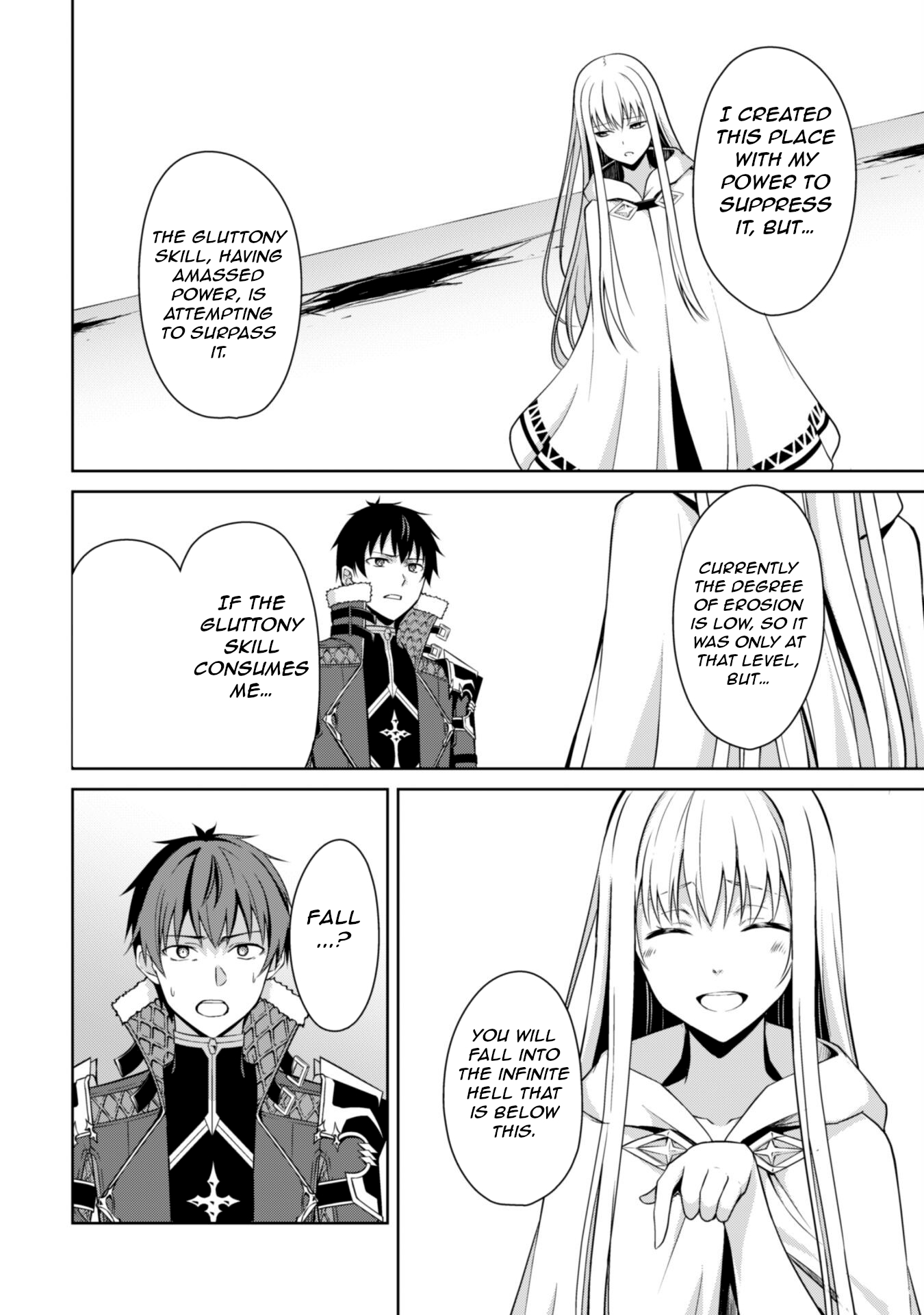 Halaman dari Boushoku no Berserk ~Ore dake Level to Iu Gainen wo Toppa suru~ Chapter 68