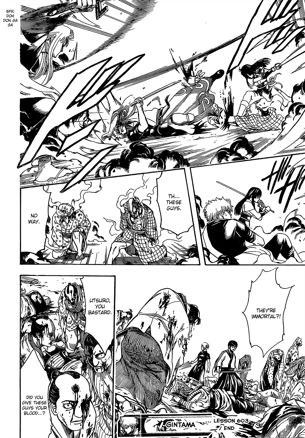 Halaman dari Gintama Chapter 603