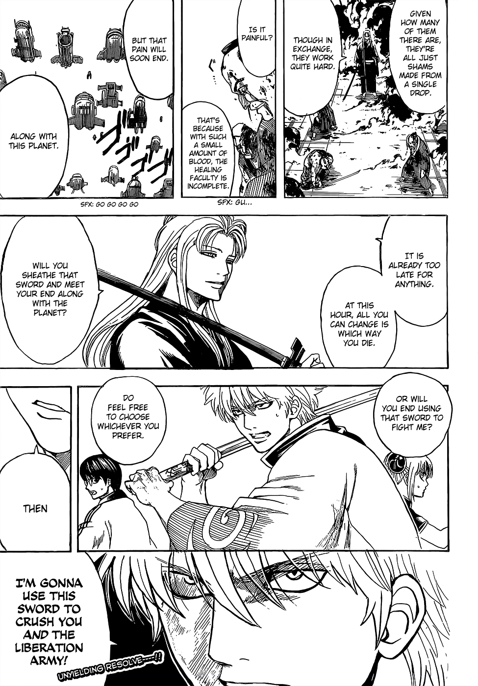 Halaman dari Gintama Chapter 603