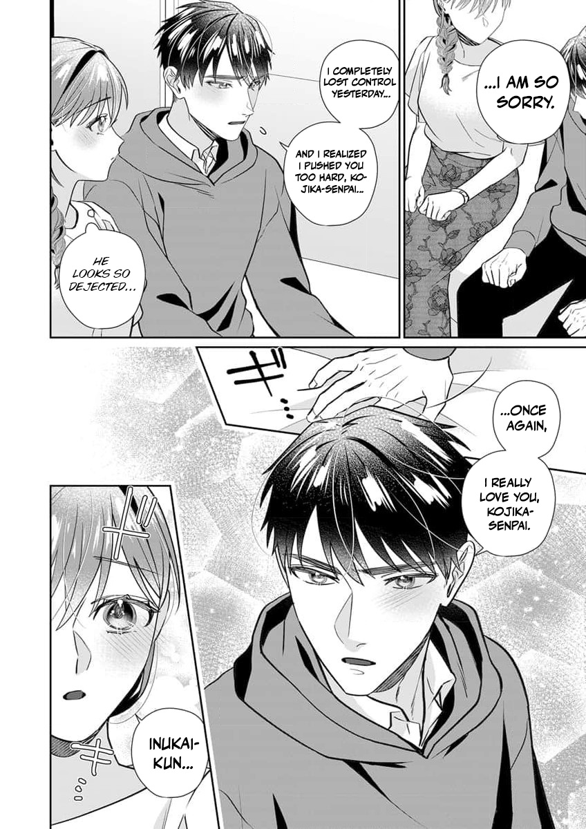 Ijiwaru Senpai to Ookina Kouhai ni Hasamare Douji Zeme!?: Ue mo Shita mo Issho ni Ijirare Torotoro ni Chapter 3 Page 21