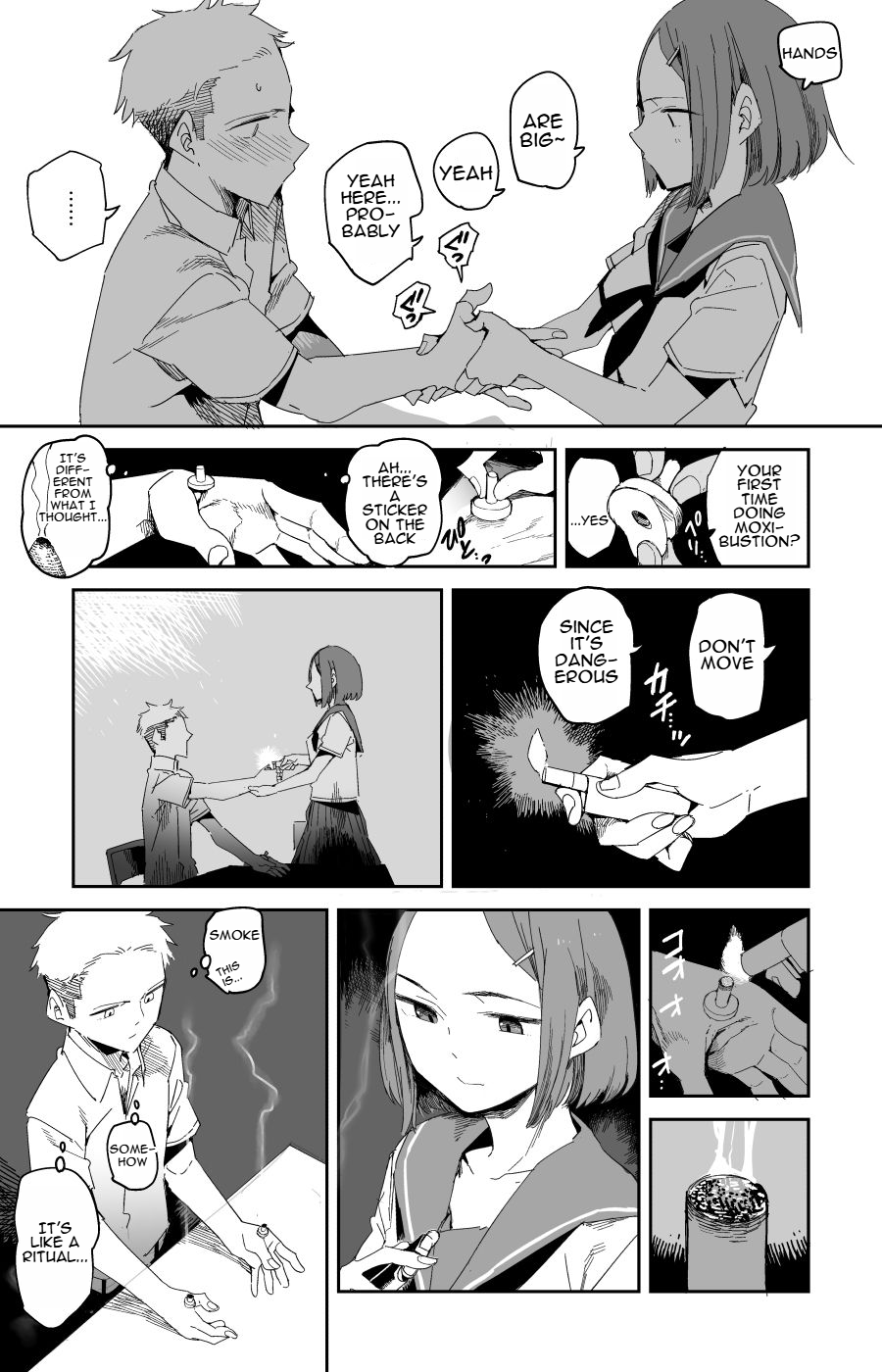 Halaman dari Oshimai Chapter 14