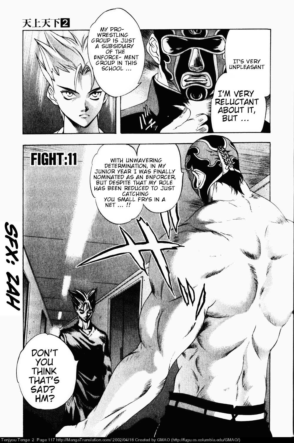 Halaman dari Tenjou Tenge Chapter 11