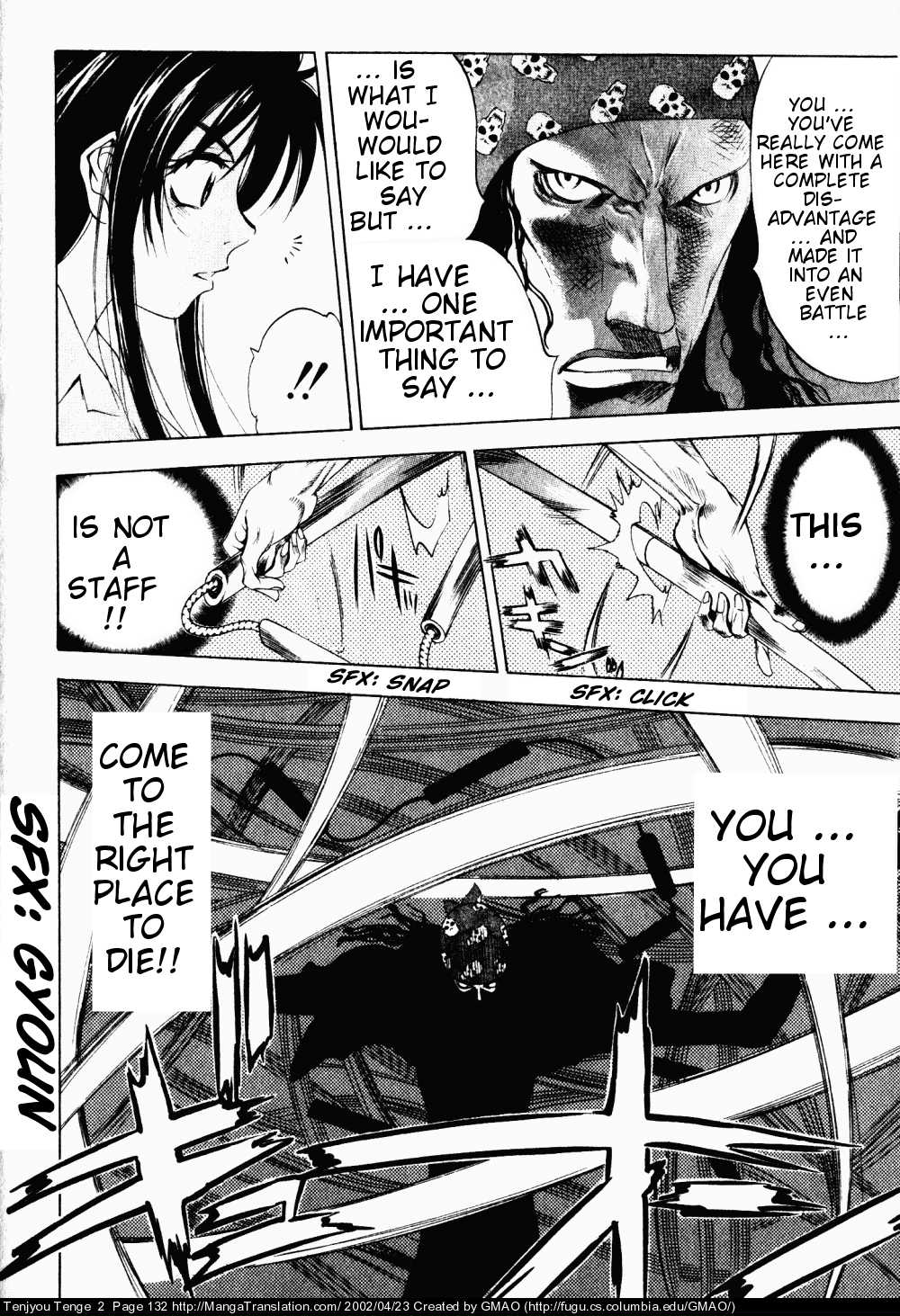 Halaman dari Tenjou Tenge Chapter 11