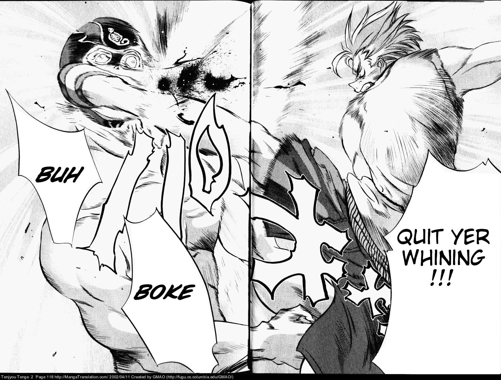 Halaman dari Tenjou Tenge Chapter 11