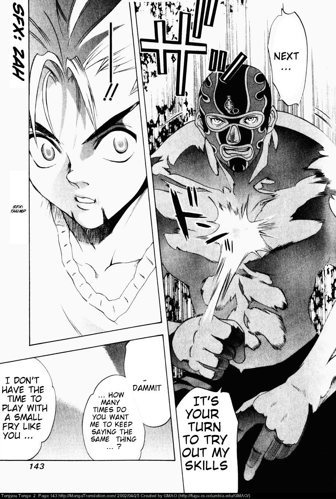 Halaman dari Tenjou Tenge Chapter 11