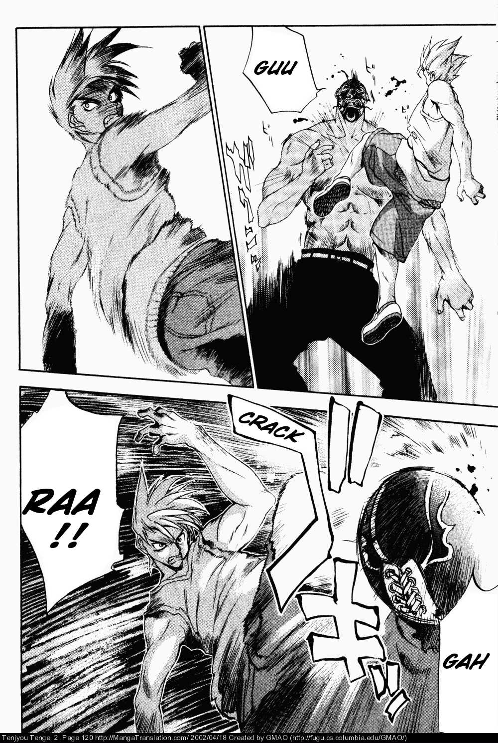 Halaman dari Tenjou Tenge Chapter 11