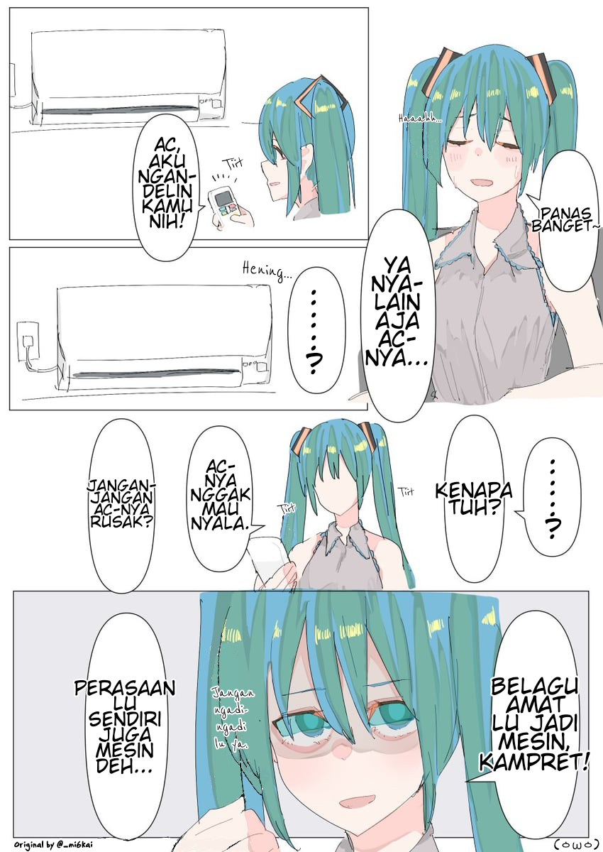 VOCALOID - The Daily Life of Master & Hatsune Miku (Doujinshi) Chapter 3 - halaman 1