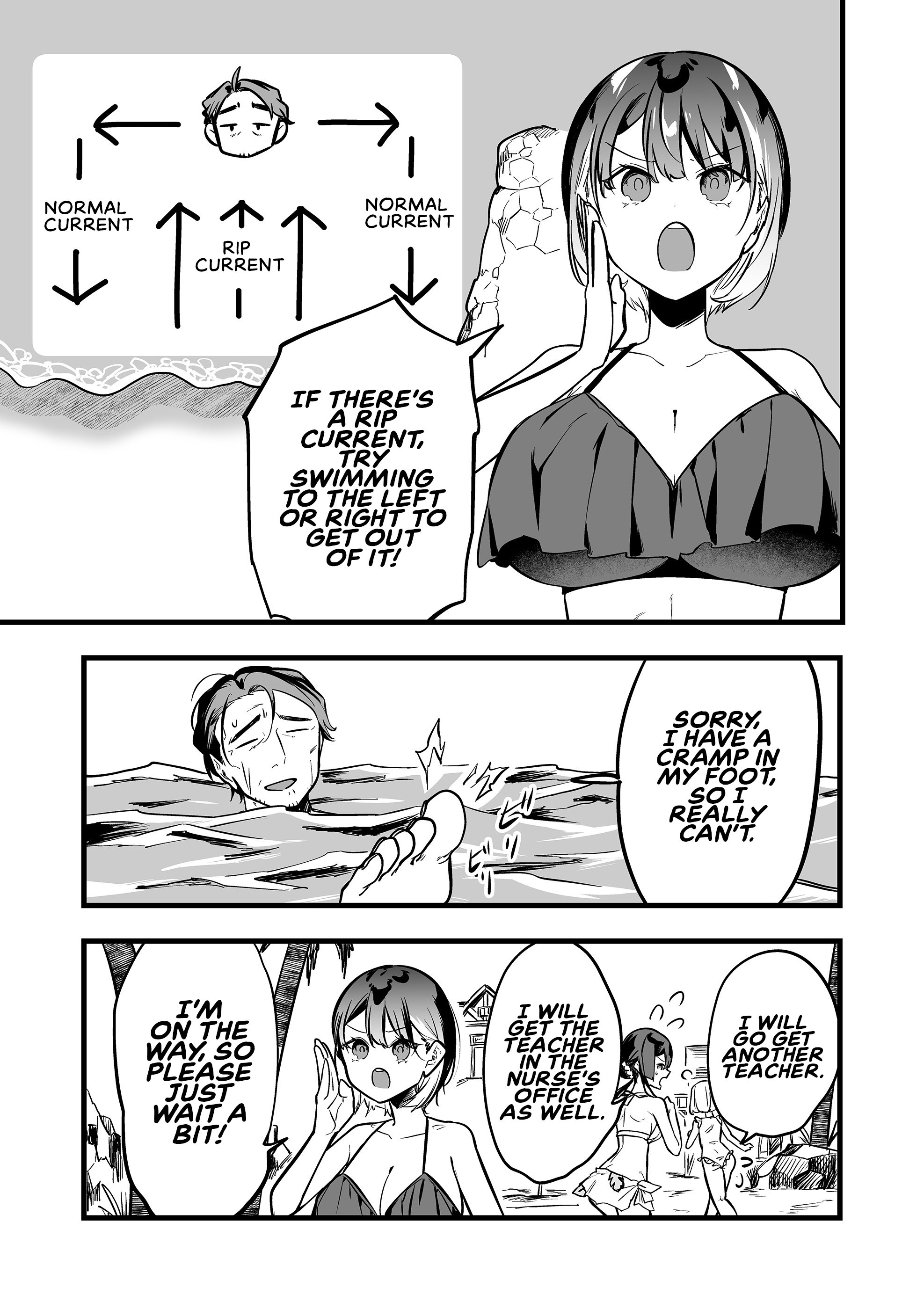 Halaman dari "Ano Toki Tasukete Itadaita Monster Musume desu." Isekai Ossan Kyoushi Totsuzen no Moteki ni Konwaku suru Chapter 45