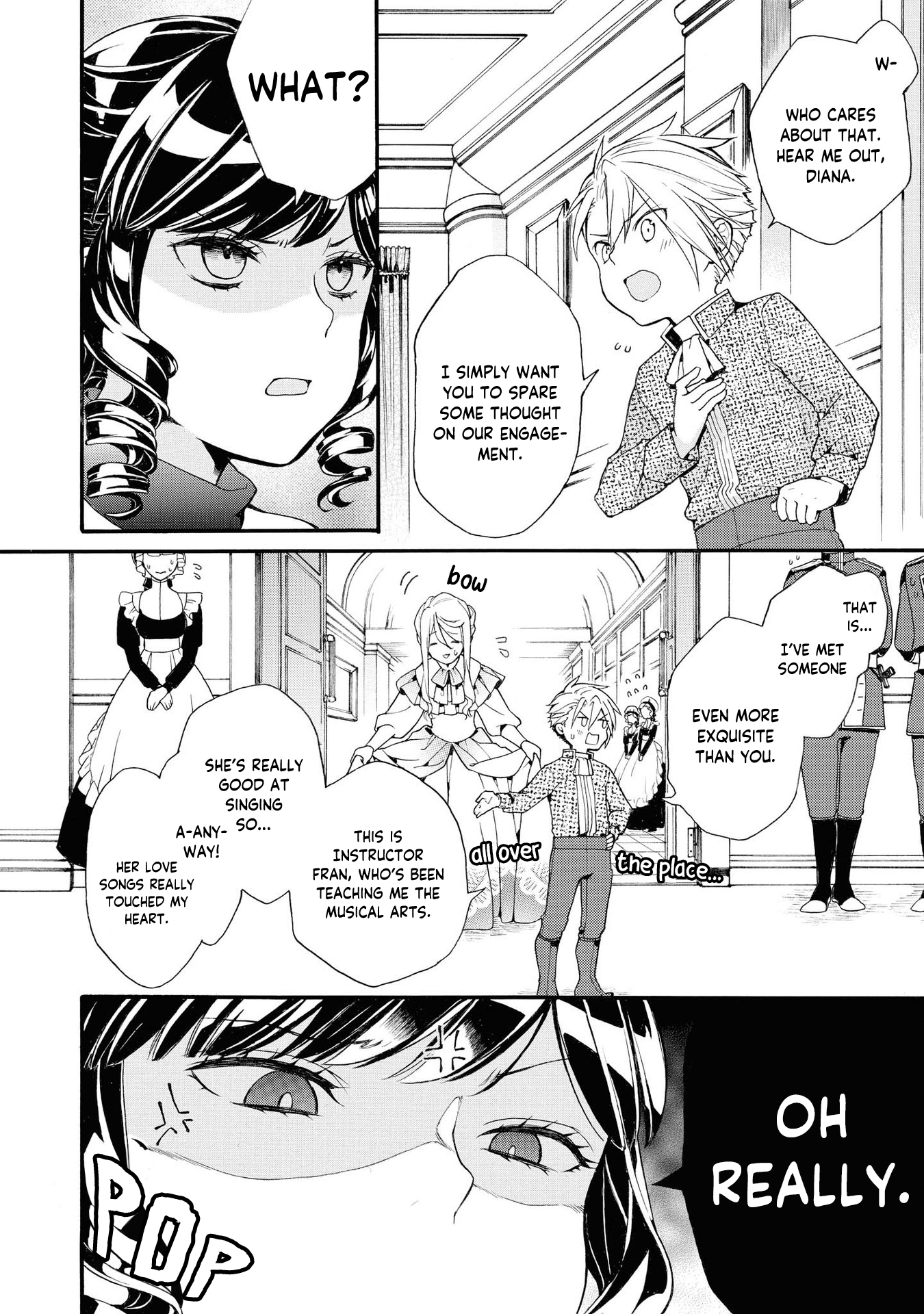 Halaman dari Though I May Be a Villainess, I'll Show You I Can Obtain Happiness! Chapter 1