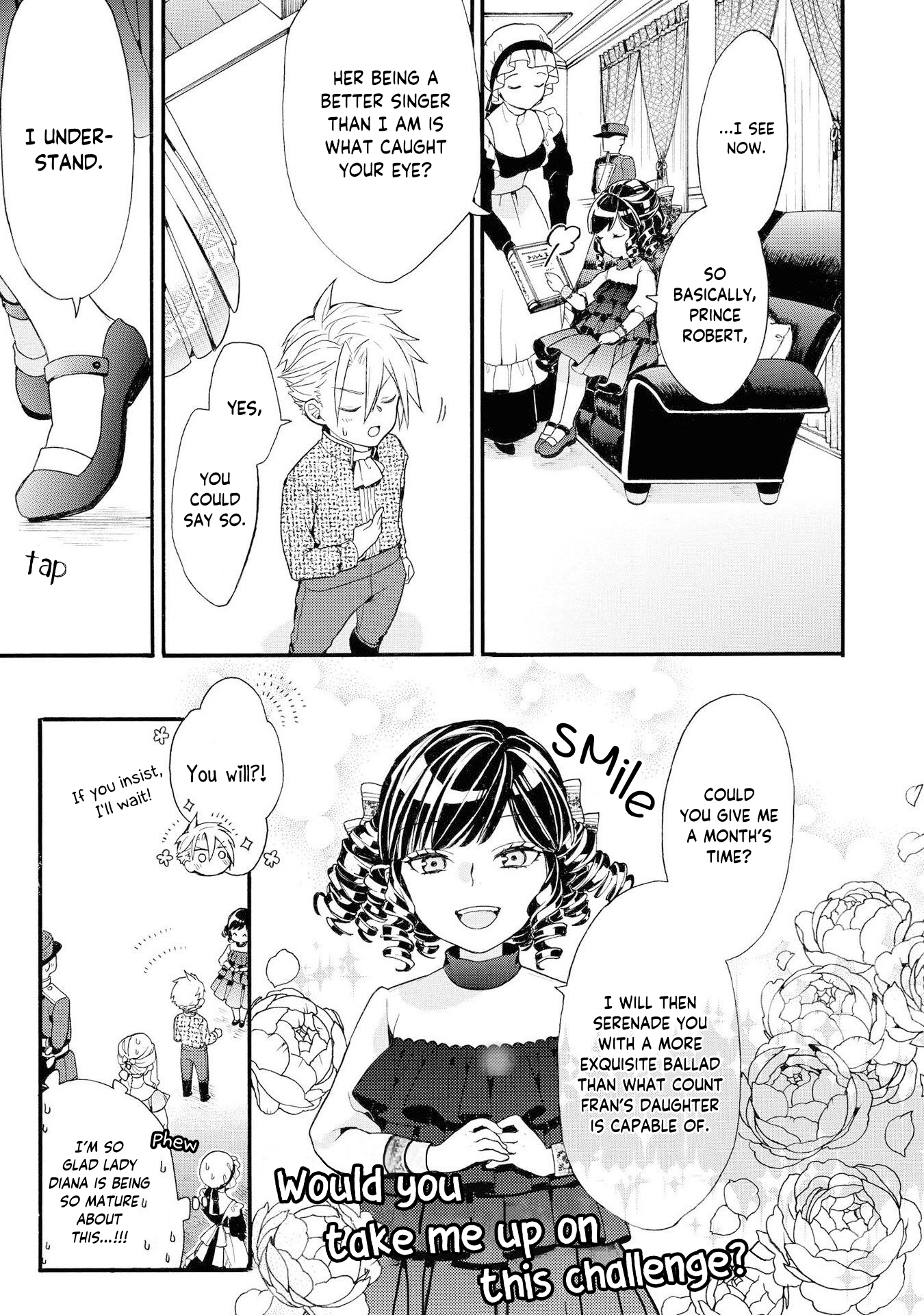 Halaman dari Though I May Be a Villainess, I'll Show You I Can Obtain Happiness! Chapter 1