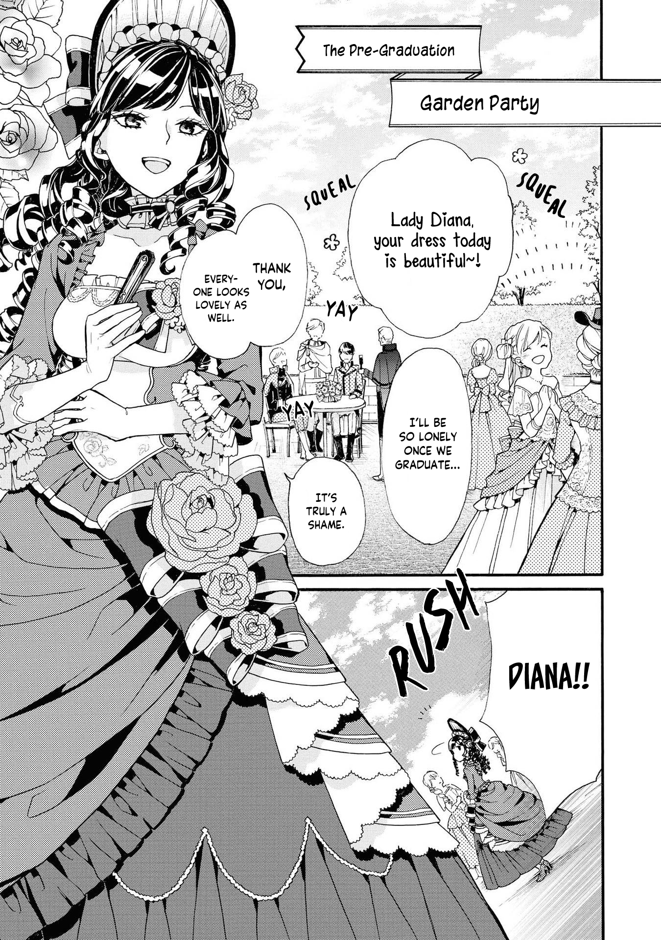 Halaman dari Though I May Be a Villainess, I'll Show You I Can Obtain Happiness! Chapter 1