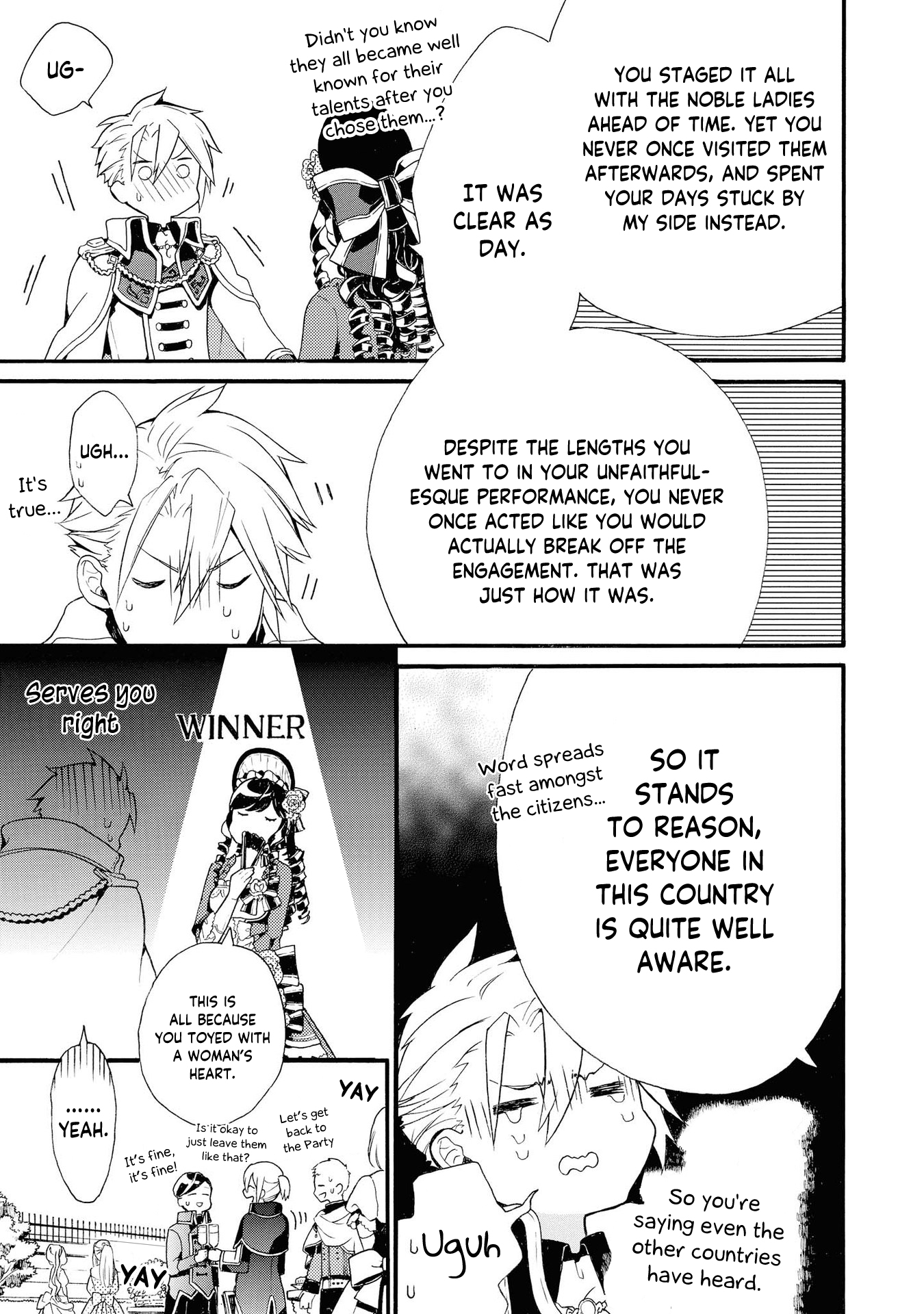 Halaman dari Though I May Be a Villainess, I'll Show You I Can Obtain Happiness! Chapter 1