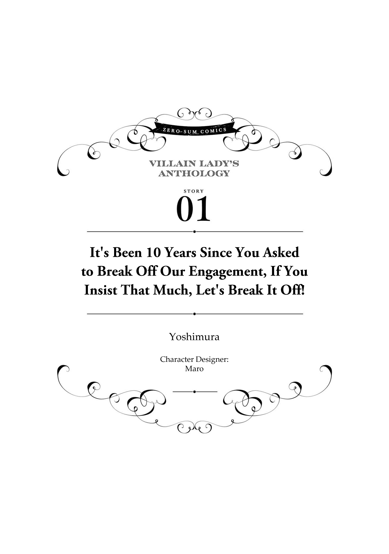 Halaman dari Though I May Be a Villainess, I'll Show You I Can Obtain Happiness! Chapter 1