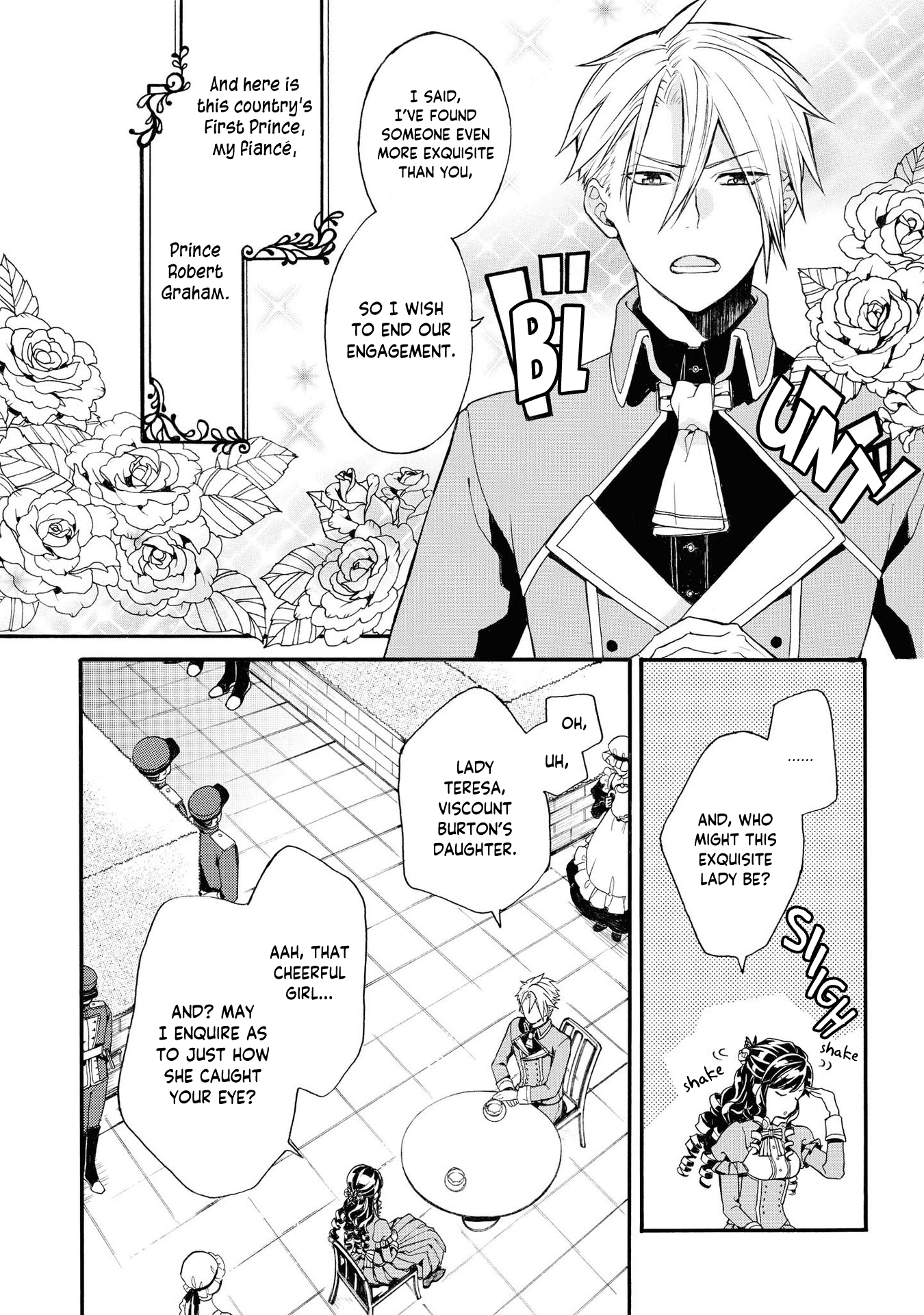 Halaman dari Though I May Be a Villainess, I'll Show You I Can Obtain Happiness! Chapter 1