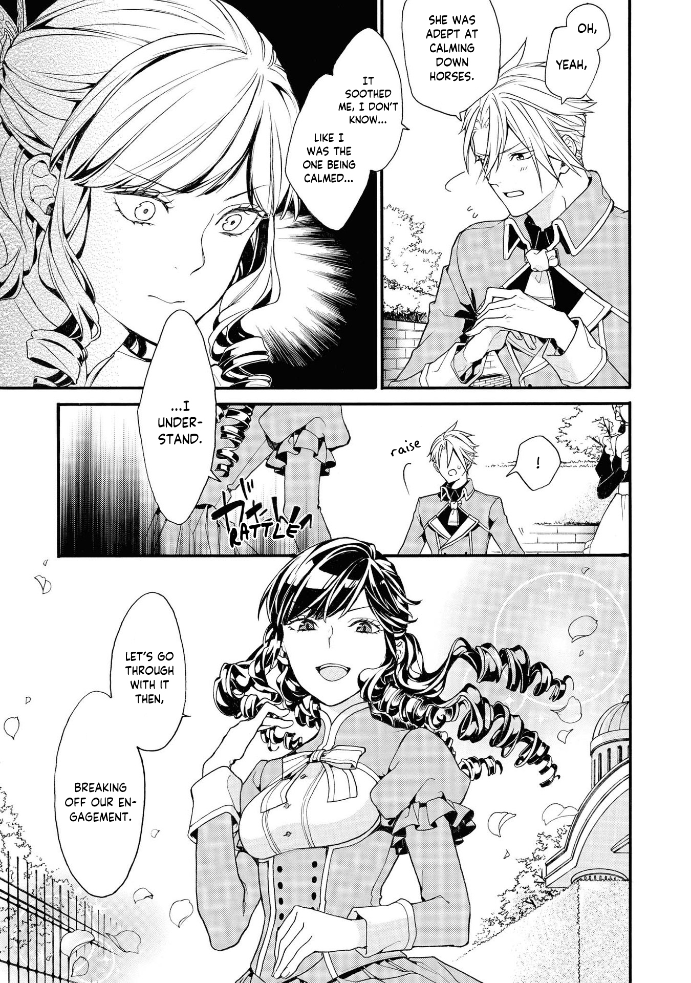 Halaman dari Though I May Be a Villainess, I'll Show You I Can Obtain Happiness! Chapter 1