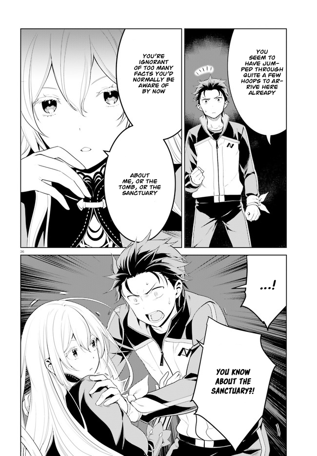 Halaman dari Re:Zero kara Hajimeru Isekai Seikatsu: Dai 4-shou—Seiiki to Gouyoku no Majo Chapter 3