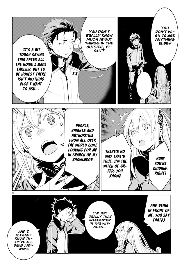 Halaman dari Re:Zero kara Hajimeru Isekai Seikatsu: Dai 4-shou—Seiiki to Gouyoku no Majo Chapter 3