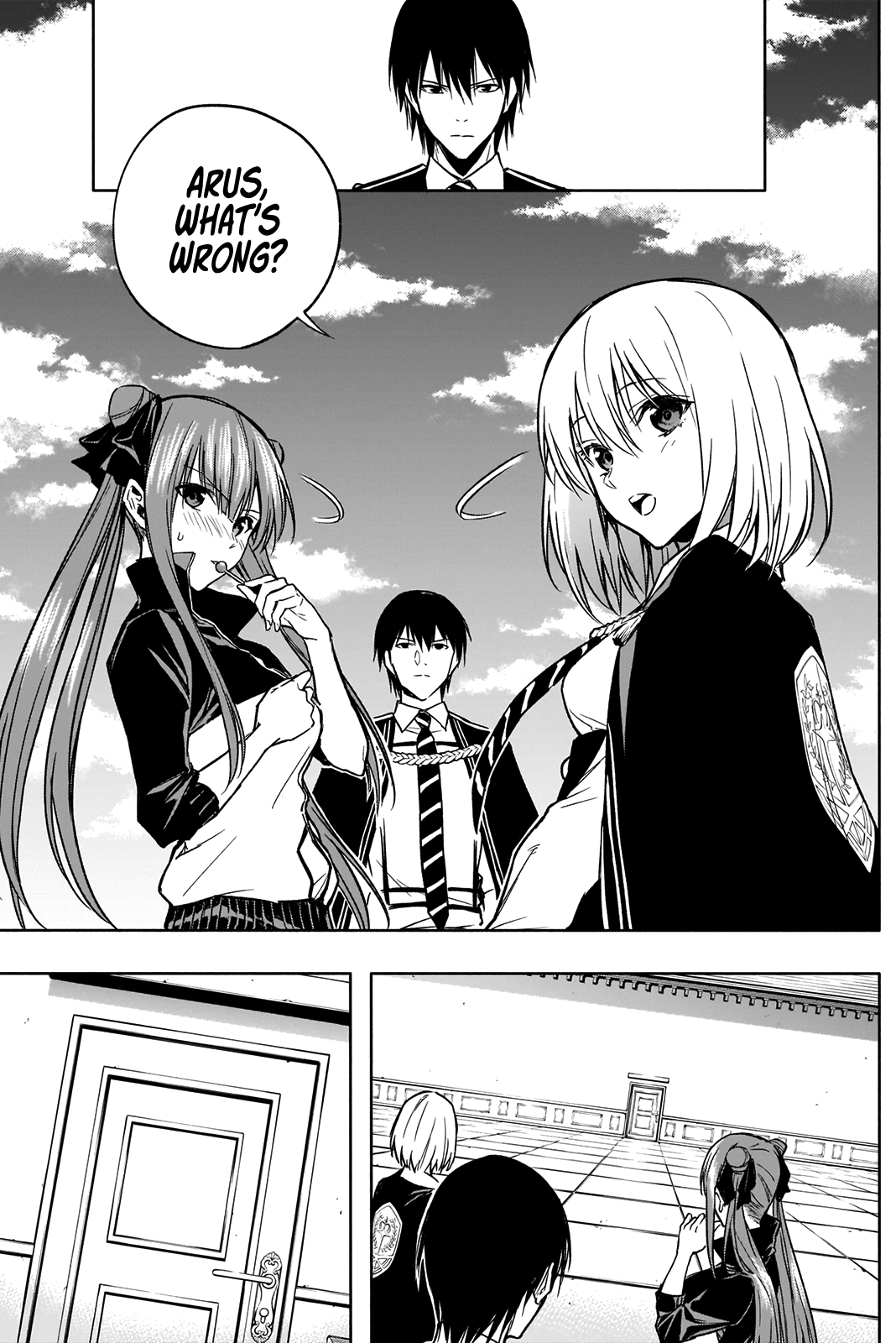 Halaman dari Ouritsu Mahou Gakuen no Saikasei ~Hinkongai Agari no Saikyou Mahoushi, Kizoku Darake no Gakuen de Musou Suru~ Chapter 29
