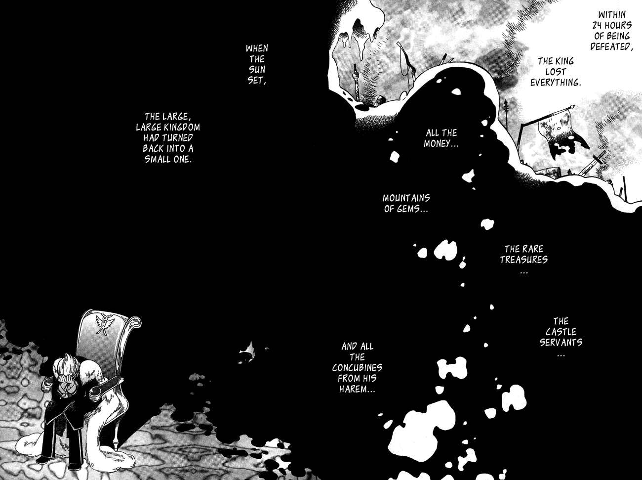 Halaman dari Alone In My King's Harem Chapter 1