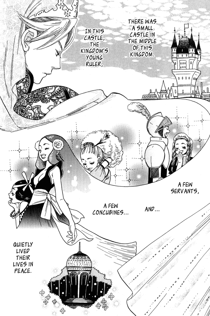 Halaman dari Alone In My King's Harem Chapter 1