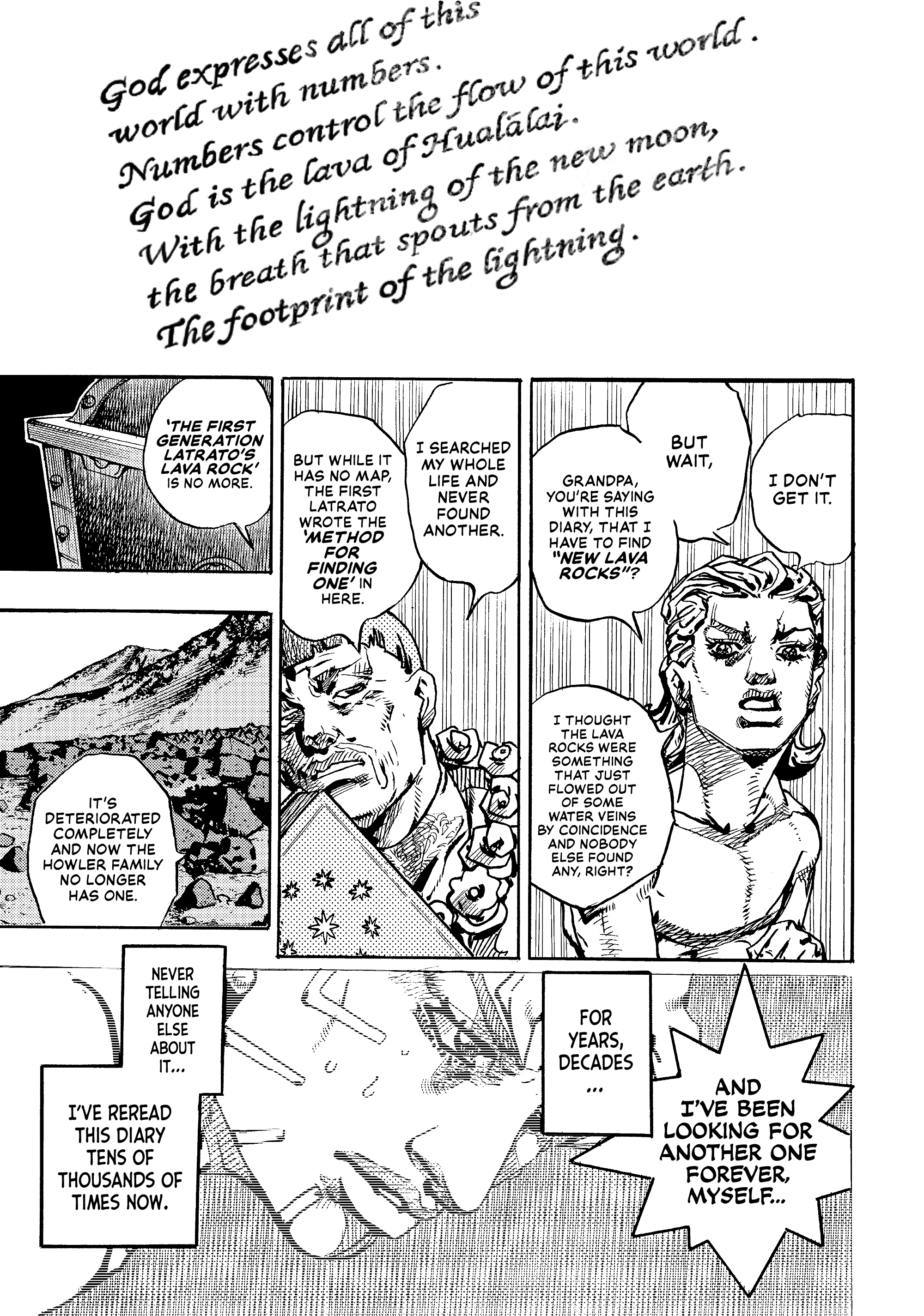 Halaman dari JoJo's Bizarre Adventure, Part 9:  The JOJOLands Chapter 28