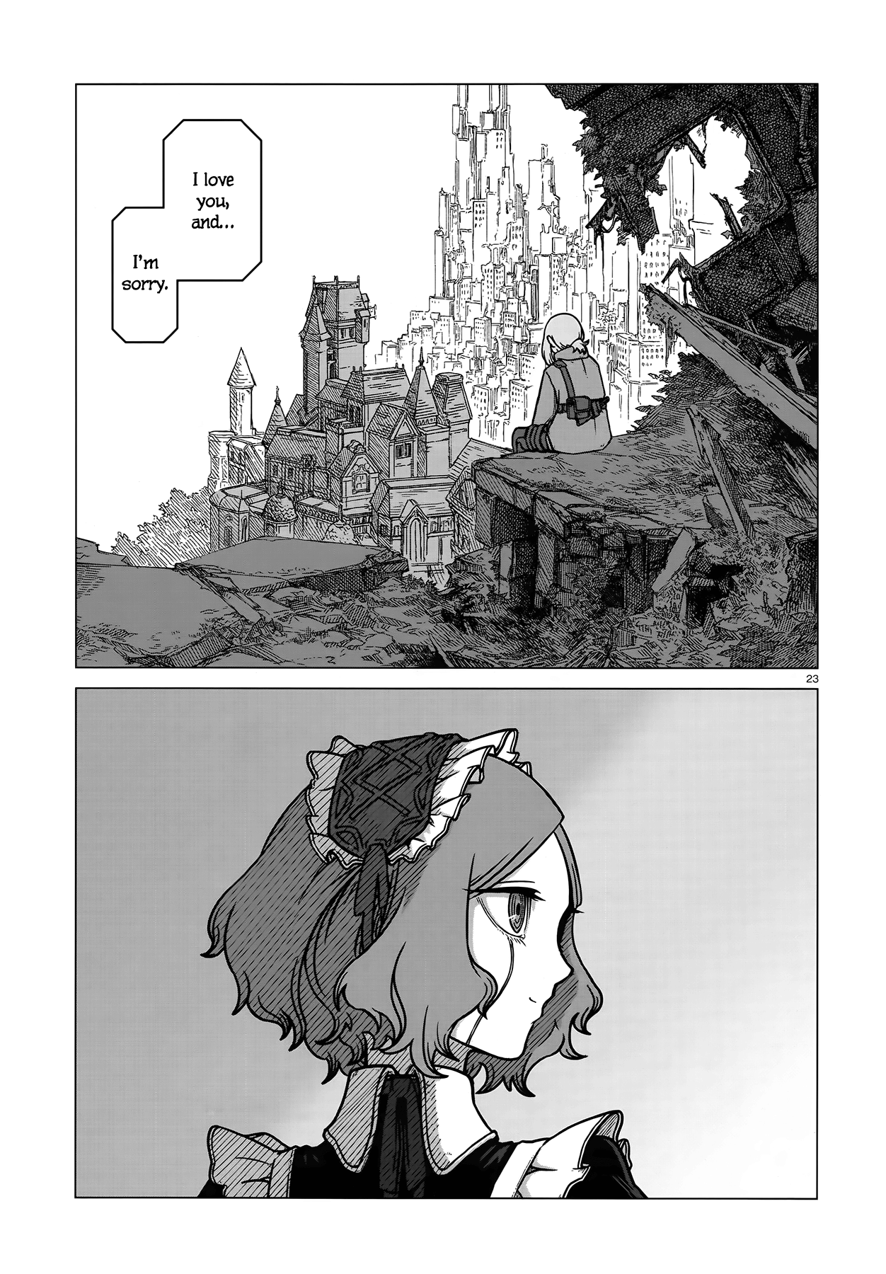 Halaman dari The Color of the End: Mission in the Apocalypse Chapter 4