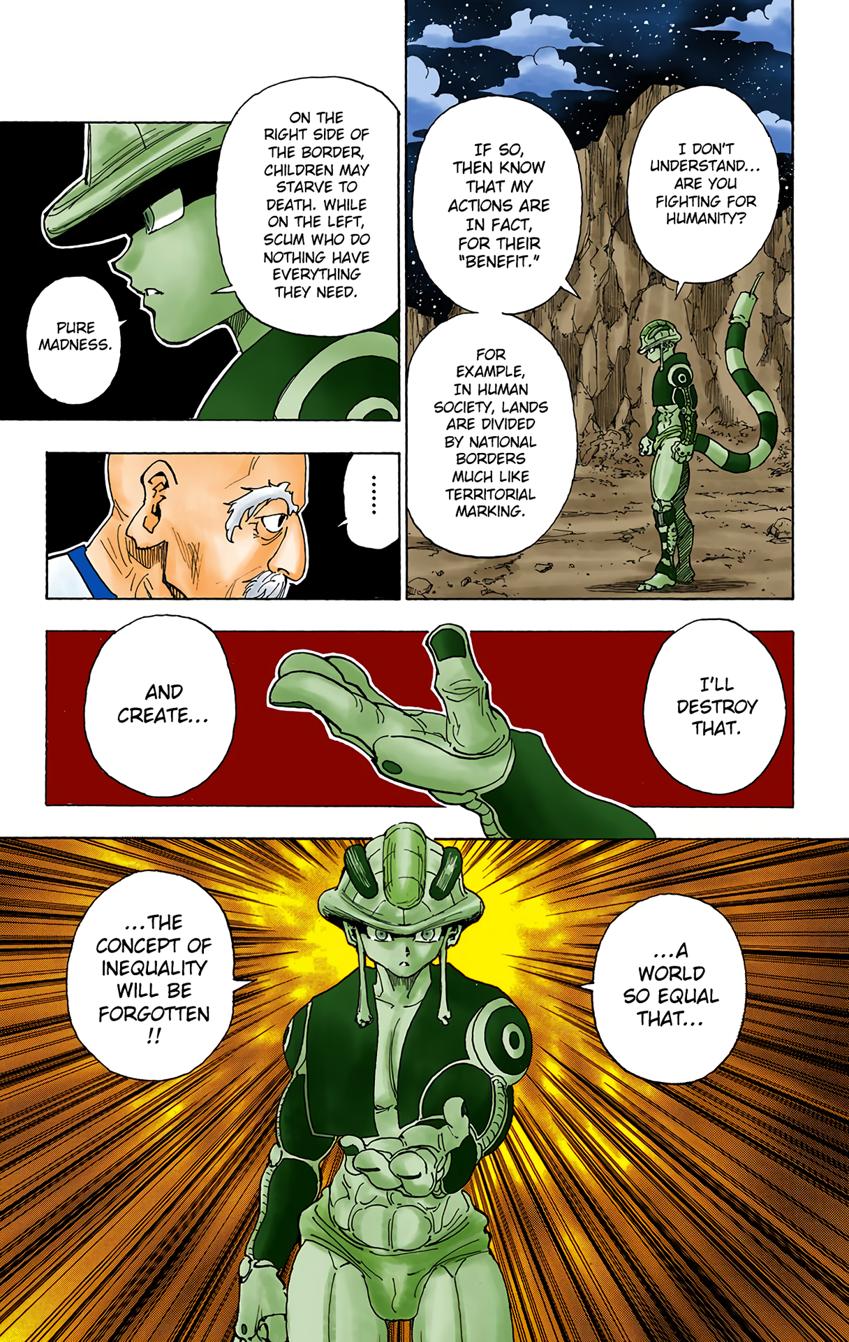Halaman dari HUNTER x HUNTER (Official Colored) Chapter 288