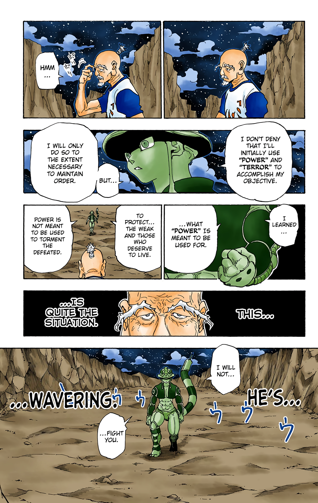 Halaman dari HUNTER x HUNTER (Official Colored) Chapter 288