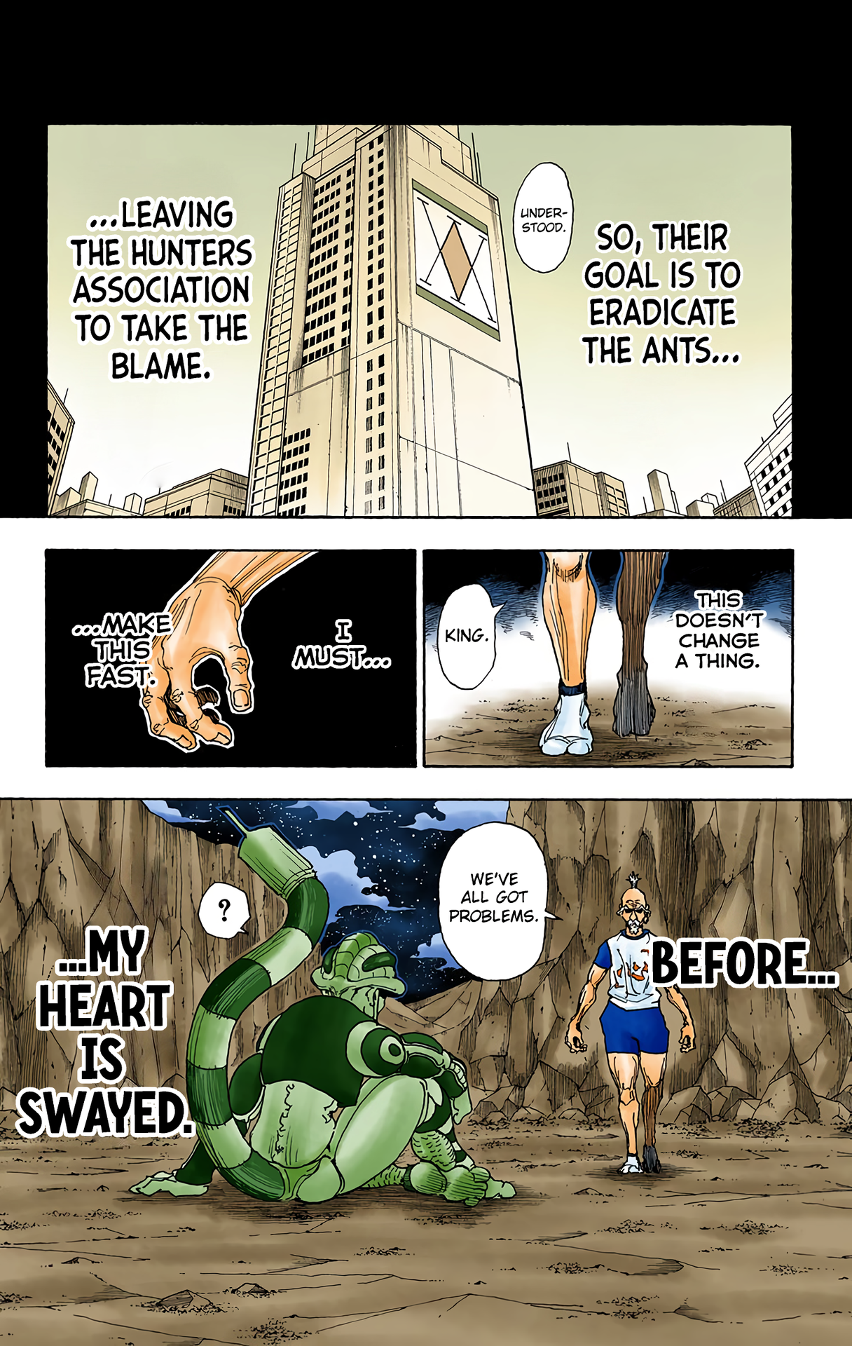 Halaman dari HUNTER x HUNTER (Official Colored) Chapter 288