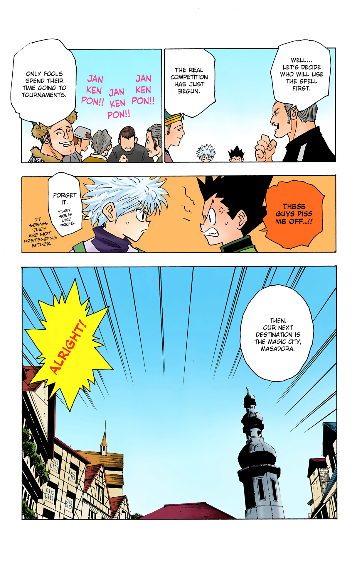 Halaman dari HUNTER x HUNTER (Official Colored) Chapter 133