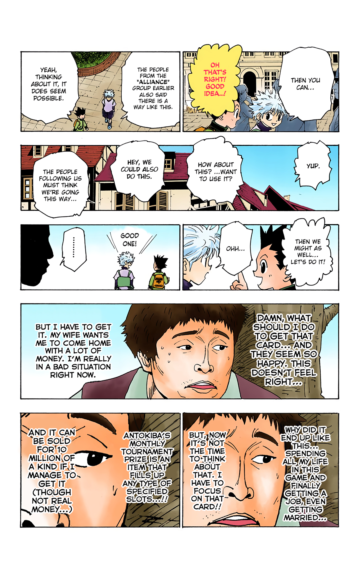 Halaman dari HUNTER x HUNTER (Official Colored) Chapter 133