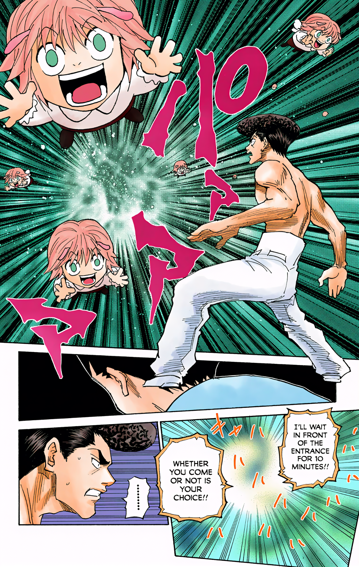 Halaman dari HUNTER x HUNTER (Official Colored) Chapter 295