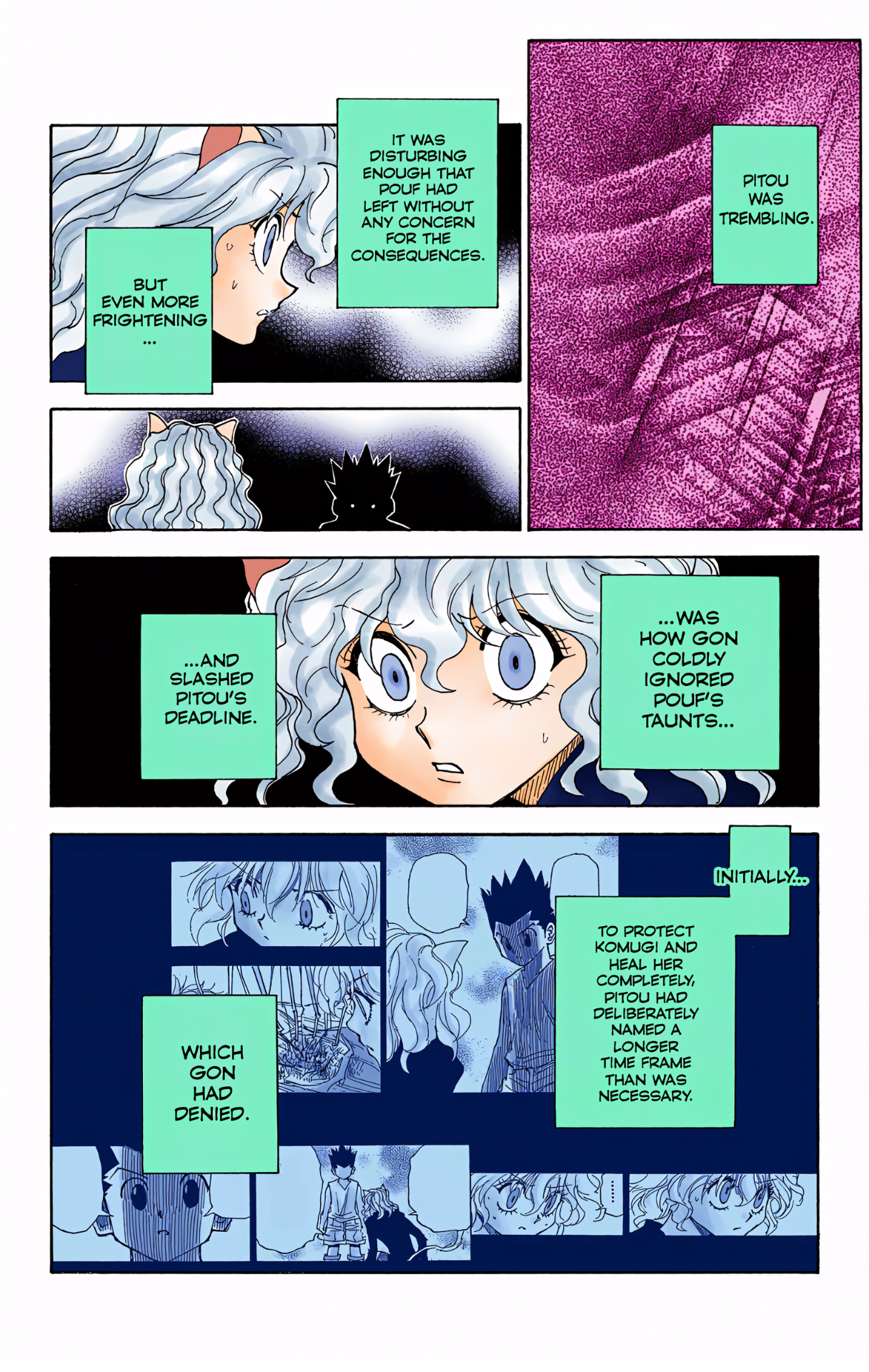 Halaman dari HUNTER x HUNTER (Official Colored) Chapter 295