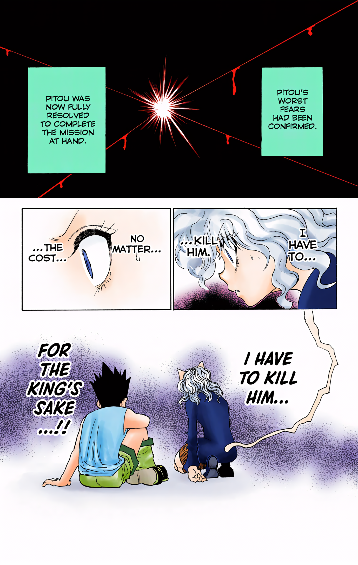 Halaman dari HUNTER x HUNTER (Official Colored) Chapter 295
