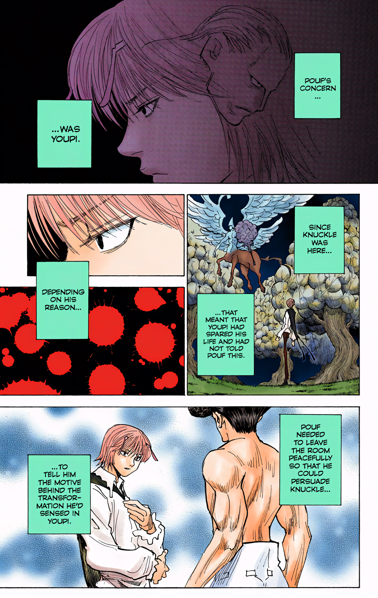 Halaman dari HUNTER x HUNTER (Official Colored) Chapter 295