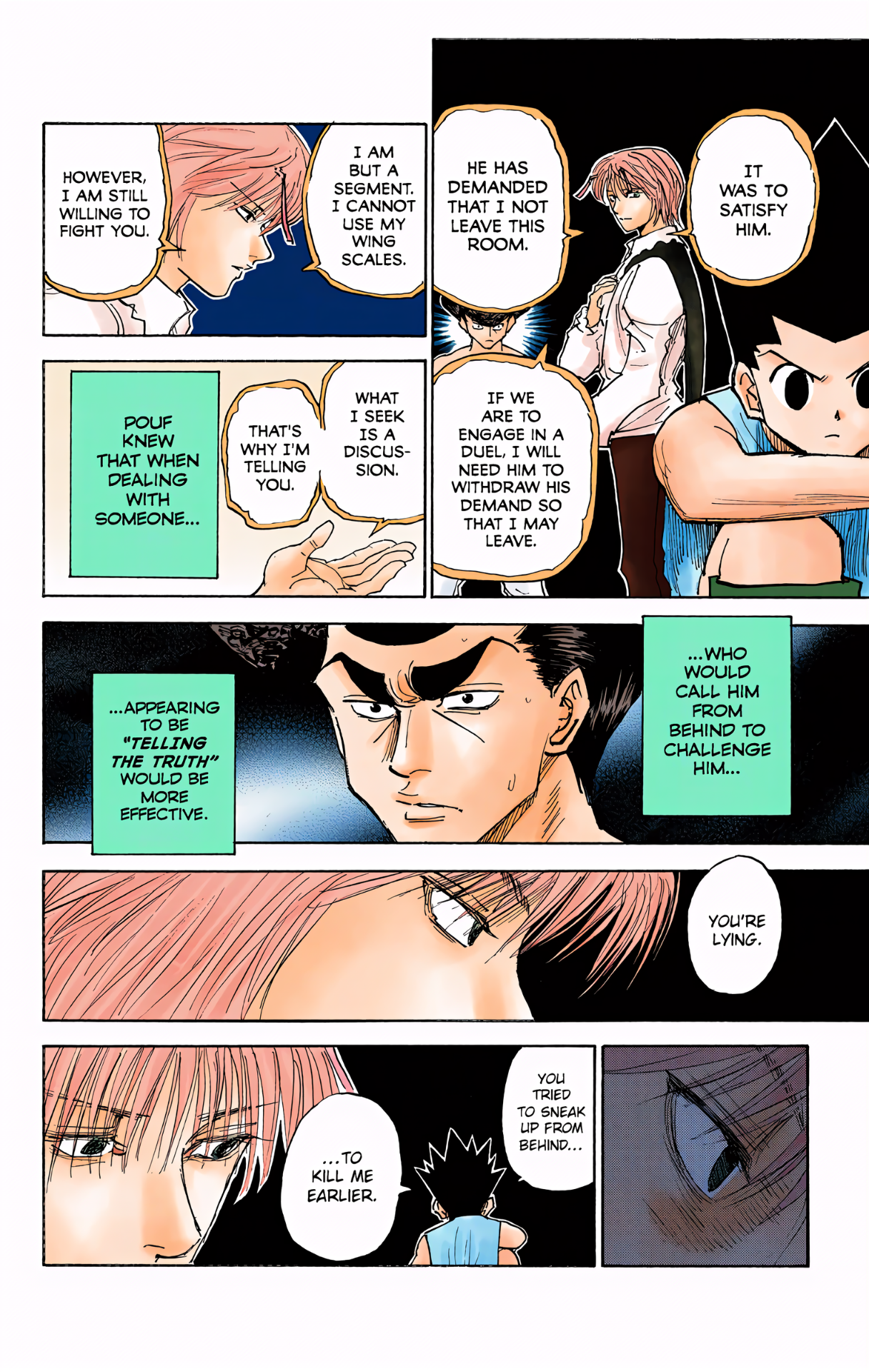 Halaman dari HUNTER x HUNTER (Official Colored) Chapter 295