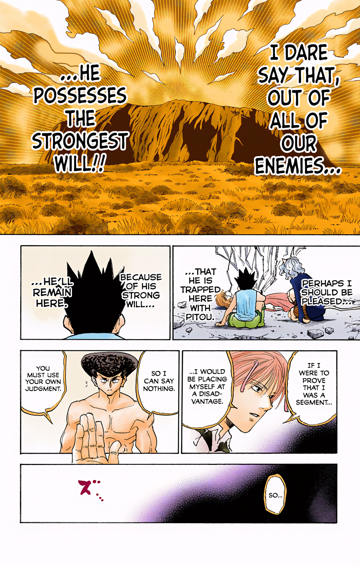 Halaman dari HUNTER x HUNTER (Official Colored) Chapter 295