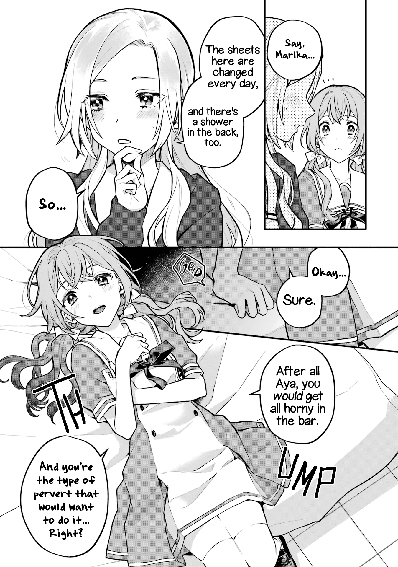 Halaman dari Onna Doushi toka Arienai desho to Iiharu Onnanoko wo, Hyakunichikan de Tetteiteki ni Otosu Yuri no Ohanashi Chapter 10
