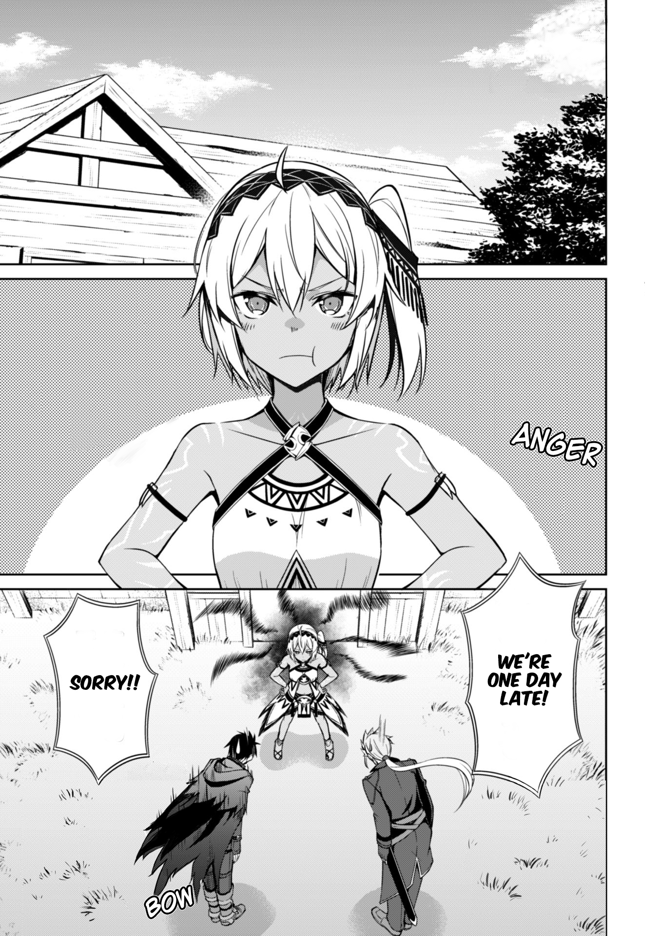 Halaman dari Boushoku no Berserk ~Ore dake Level to Iu Gainen wo Toppa suru~ Chapter 19