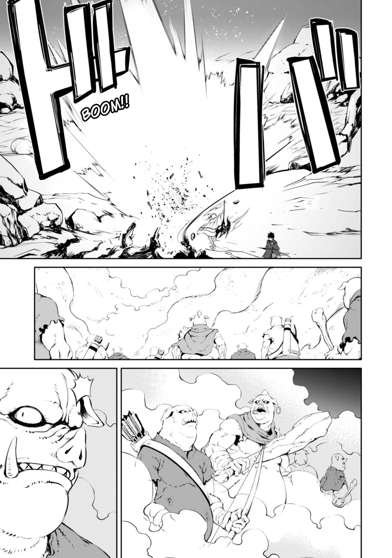 Halaman dari Boushoku no Berserk ~Ore dake Level to Iu Gainen wo Toppa suru~ Chapter 19