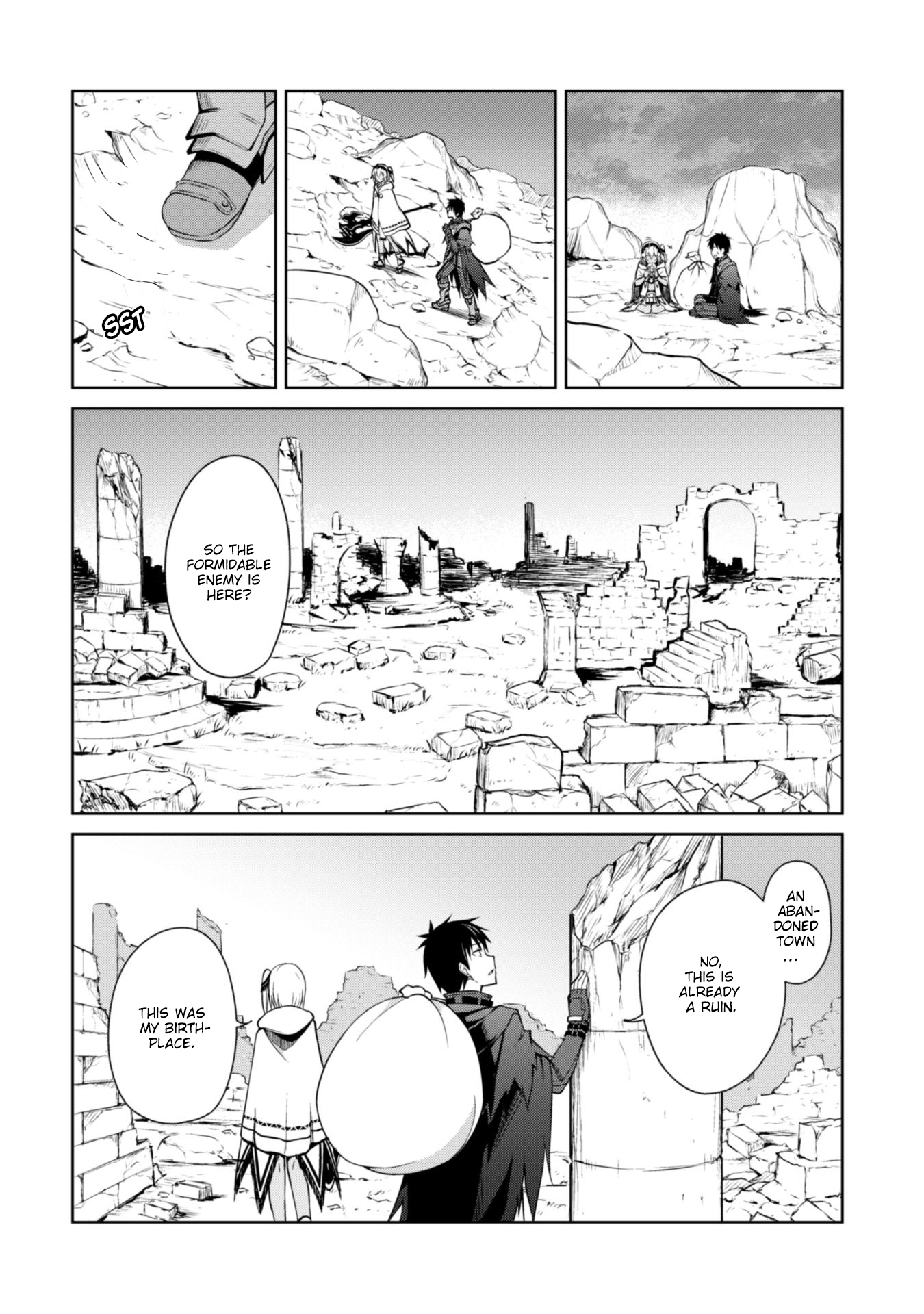 Halaman dari Boushoku no Berserk ~Ore dake Level to Iu Gainen wo Toppa suru~ Chapter 19