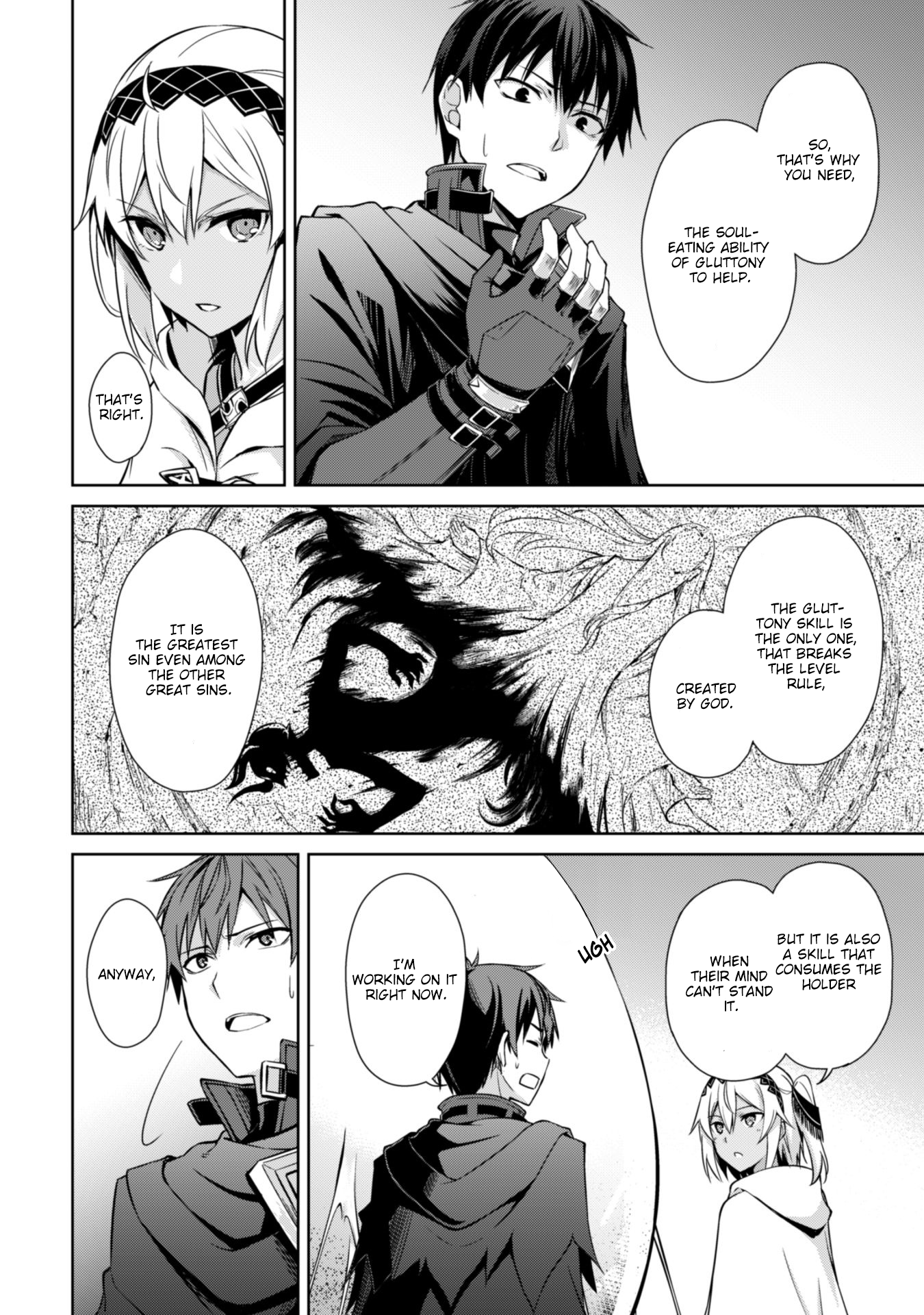 Halaman dari Boushoku no Berserk ~Ore dake Level to Iu Gainen wo Toppa suru~ Chapter 19