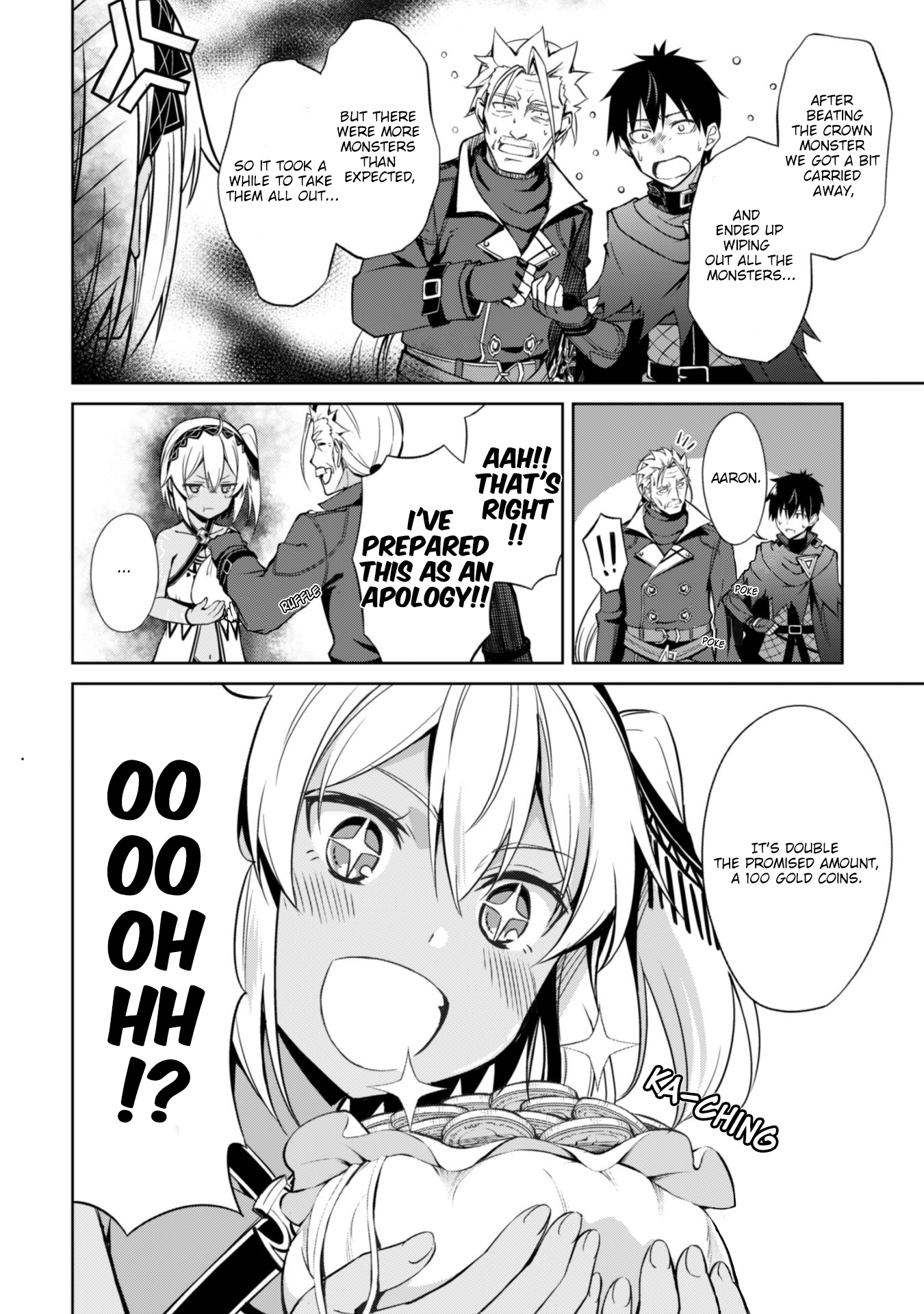 Halaman dari Boushoku no Berserk ~Ore dake Level to Iu Gainen wo Toppa suru~ Chapter 19